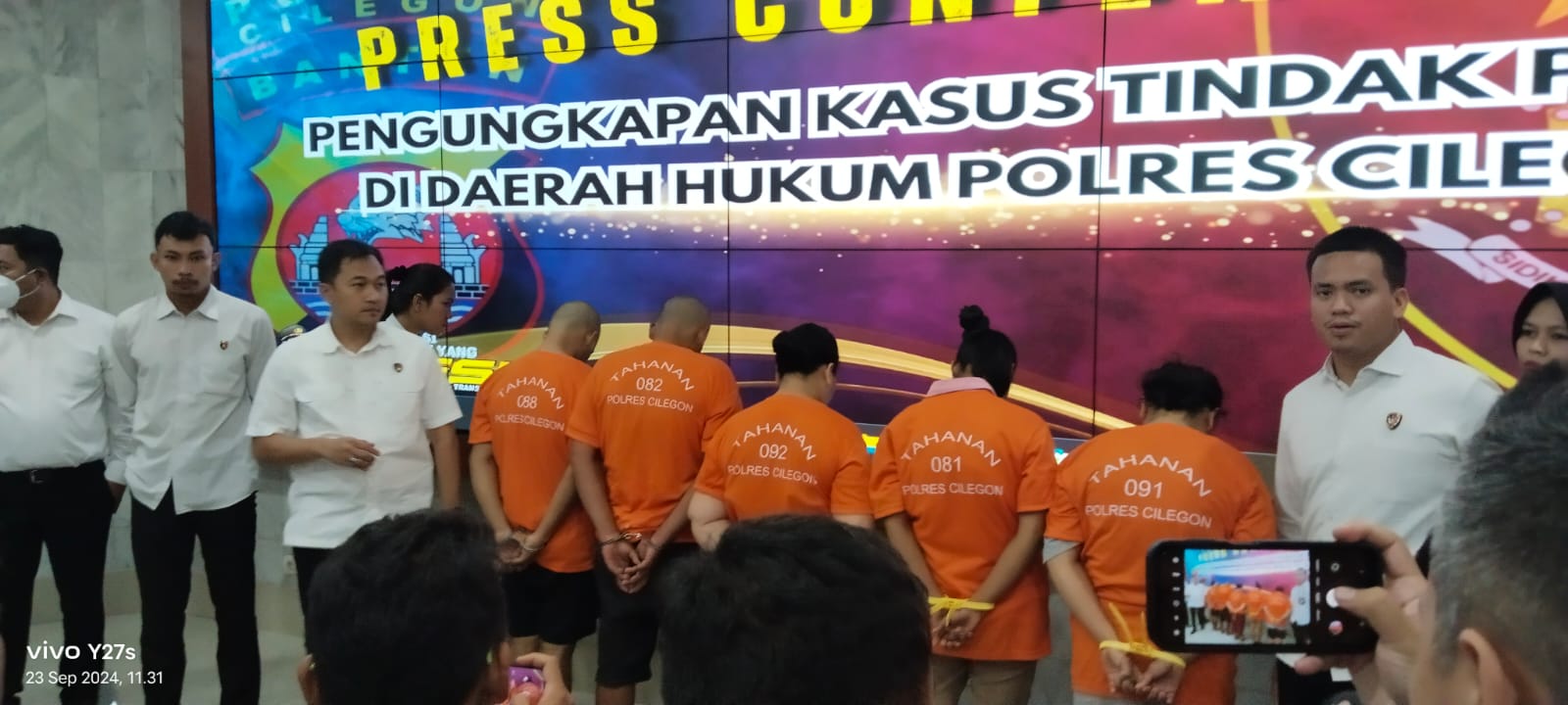 Kapolres Cilegon Menangkap5 Tersangka Pembunuh Anak Umur 5 Tahun