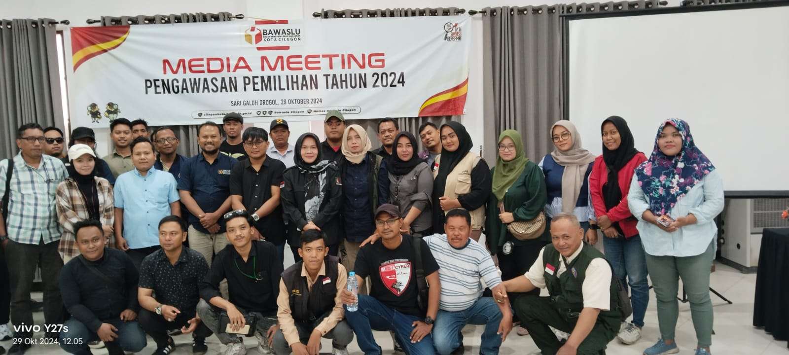 Bawaslu Kota Cilegon Mengandeng Awak Media Untuk Tingkatkan Pengawasan Pilkada Serentak  2024