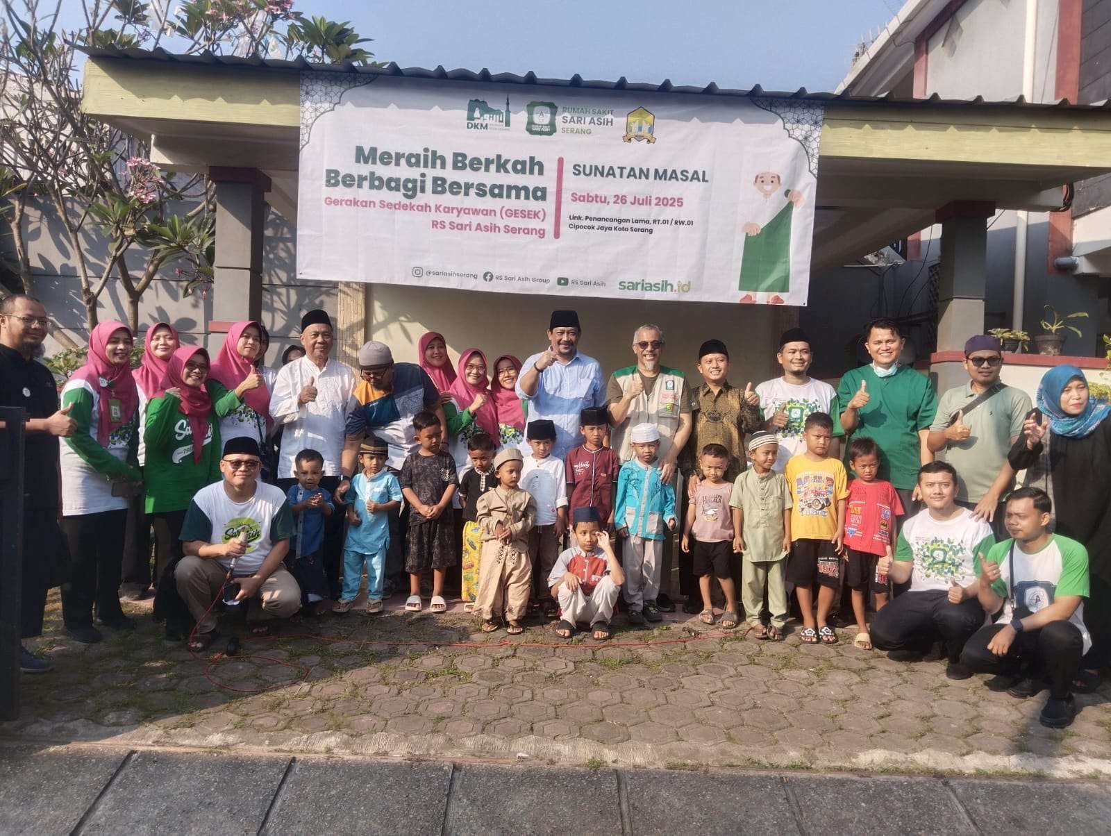 Rumah Sakit Sari Asih Kota Serang Peduli Gelar Sunatan Massal