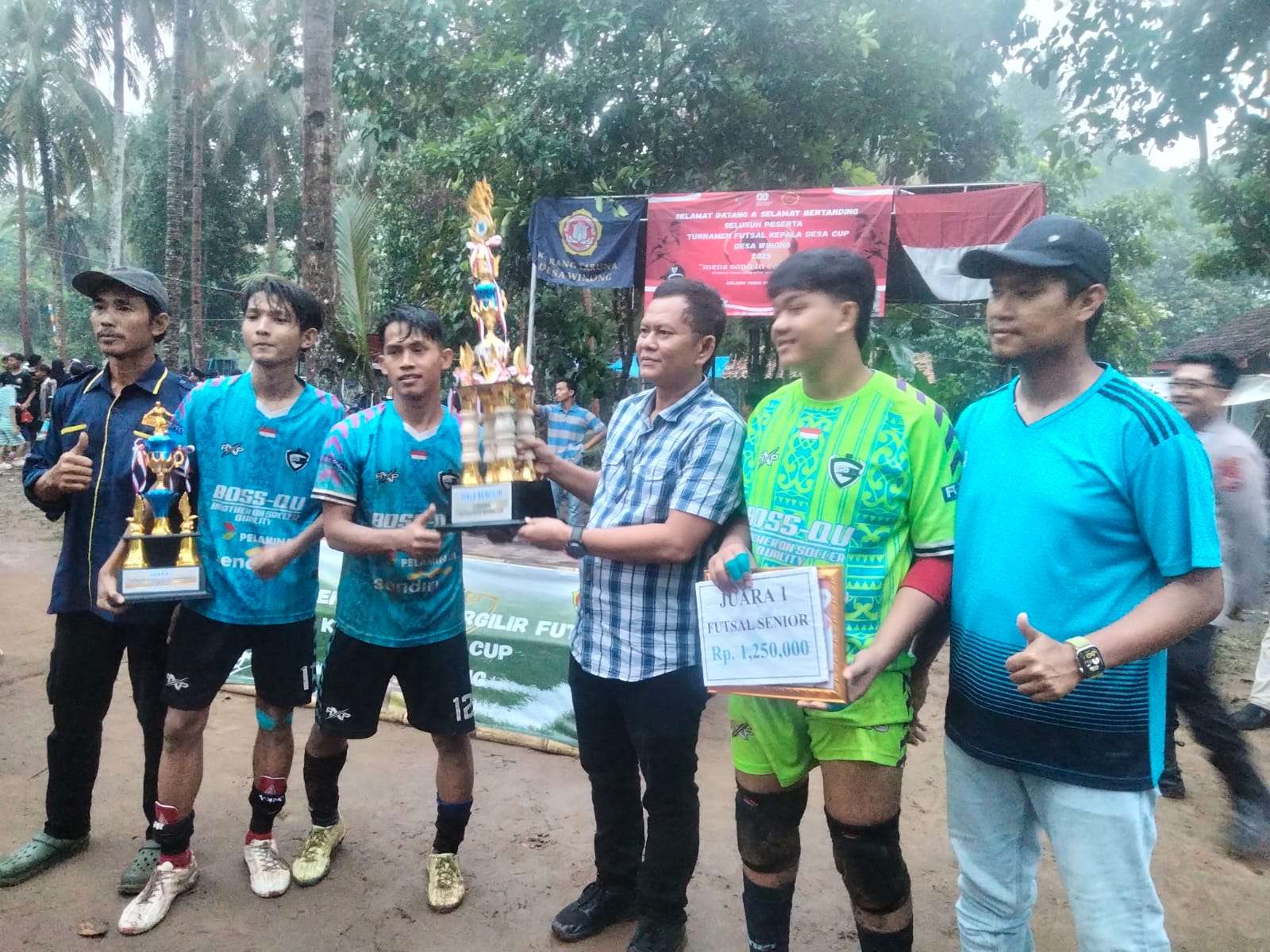Tim Bos Gokil Rebut Juara Umum Piala Bergilir Desa Winong Dalam Turnamen Futsal 2025