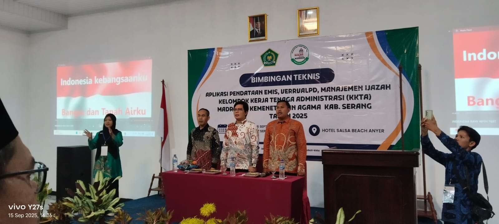 Forum KKTA Gelar Bintek EMIS VervaIPD & Menegemen Ijazah, Tingkatkan Kompetensi Operator Madrasah Kabupaten Serang
