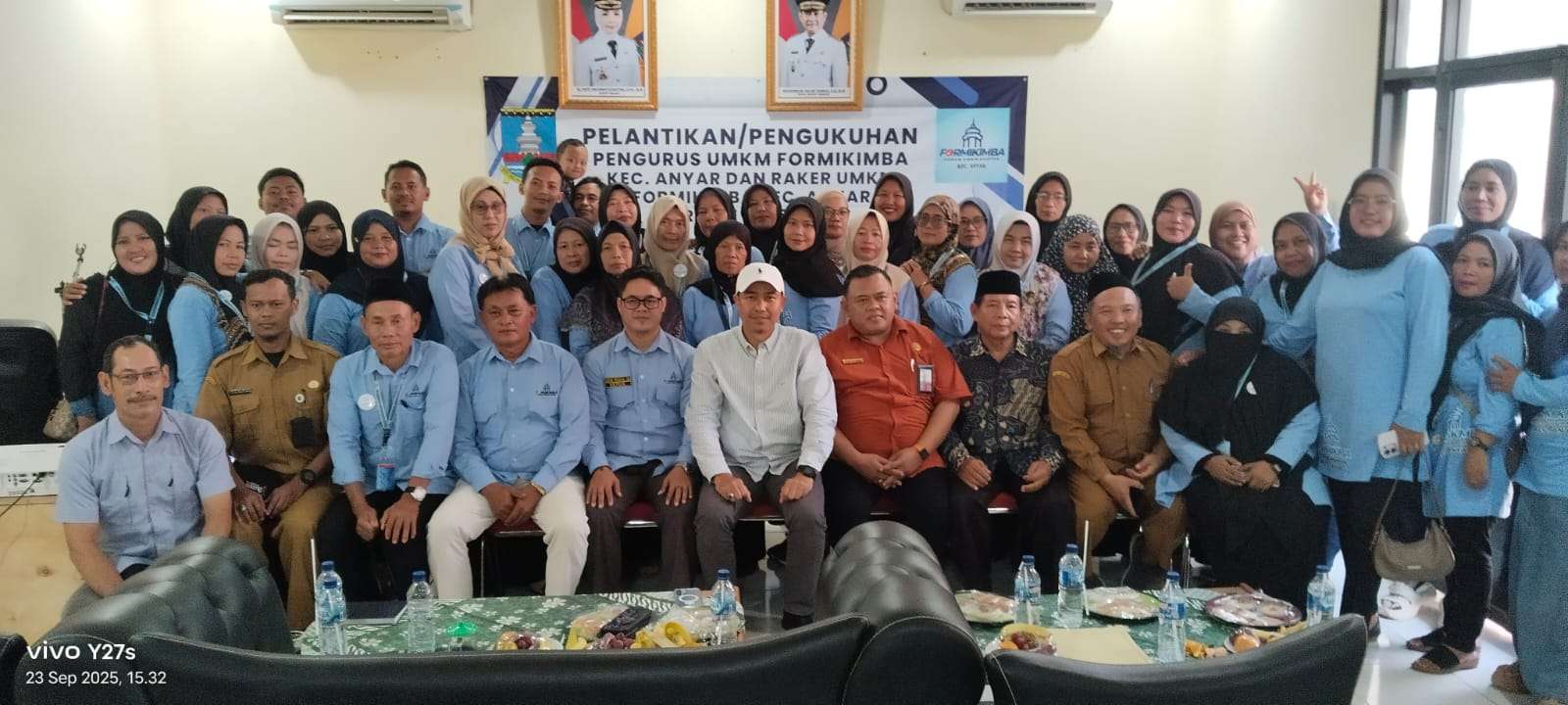 Agus Alamsyah Sah Dilantik Menjadi Ketua Forum UMKM Formikimba Kecamatan Anyer Kabupaten Serang Periode 2025-2030